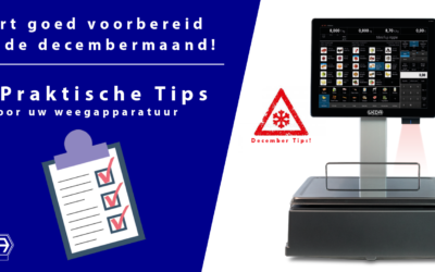 Zijn uw weegschalen en weegkassa’s al klaar voor de drukke decembermaand?